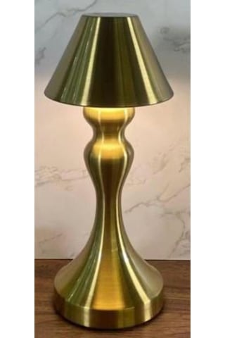 Modern Zarif Led Şarjlı Gold Ambiyans Gece Lambası Altın