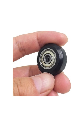 Teltree 3d Yazıcı Ve Hibrit Cnc Router İçin 12'li Perlin Yataklı Plastik Rulman Seti - Cr-10/cr-10s Uyumlu, Sessiz Hareket, Yüksek Hassasiyet, Siyah