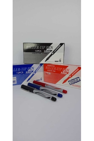 Mikro Aıhao 2000a Roller Tip Kalem T.m 3 Adet Mavi Mavi
