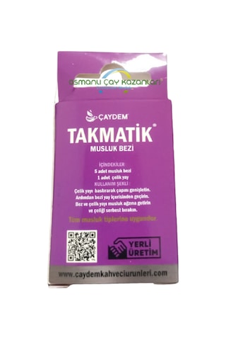 3 Pk Musluk Bezi Paslanmaz Musluk Bezi