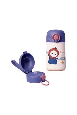 Jolıta-ngn545- Paslanmaz Çelik Taşınabilir Çocuk Su Matarası 400 ML gjkd001