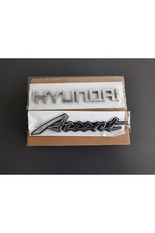 Hyundai Accent Admira Kasa Bagaj Yazısı 2 Li Takım-Yüksek Kalite