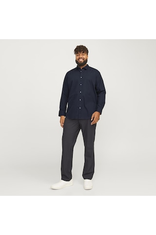 Jack & Jones Büyük Beden Uzun Kollu Gömlek - Joe - 12200623 Çok Renkli