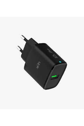 Linktech Micro Usb Şarj Aleti - Siyah - Telefon Hızlı Şarj Aleti - 12w Micro Usb Kablolu Şarj Cihazı