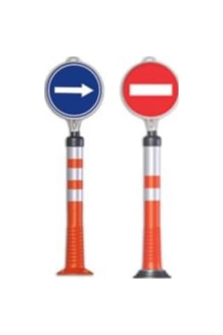 Bollar Delinatör Esnek Plastik Baba 45Cm