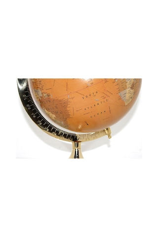 River World 47 Cm Lik Dünya Küre Pirinç