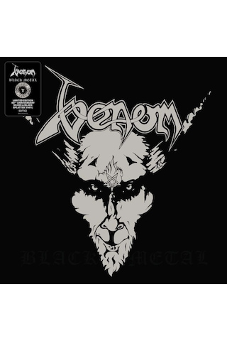 Venom - Black Metal 40th Anniversary Edition - Silver & Black Splatter Vinyl - Plak