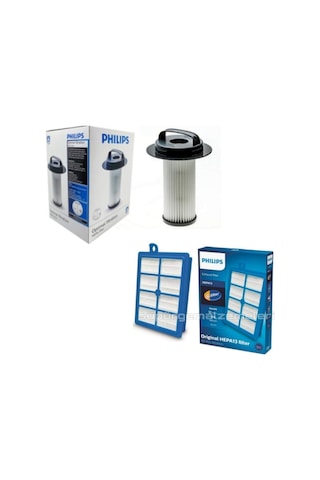 Philips Uyumlu Fc 9205/01 Marathon Silindir Filtre Ve Hepa Filtre