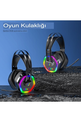 Reidan G608 Usb-7.1 Rgb 4d Kafa Bantlı Profesyonel Oyuncu Kulaklığı