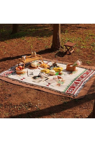 Moly Hafta Sonu Piknik Matı, Kamp & Açık Hava, 90x180cm, Saf Pamuklu, Çevre Dostu Diğer