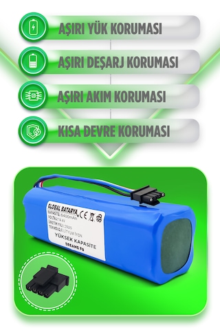 Dreame F9 Uyumlu Batarya 6400mah