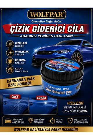Çizik Giderici Cila Süngerli