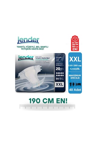 Bel Bantlı Hasta Bezi 2xl 20'li 2 Paket 2XL