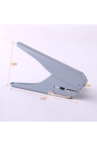 Aubyhe Metal Delik Açma Makinesi - 10 Sayfa Kapasiteli, Taşınabilir Ve Dayanıklı Gri Gri