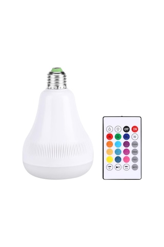 Kumandalı Bluetooth Hoparlör Ampul Ld-37 5332