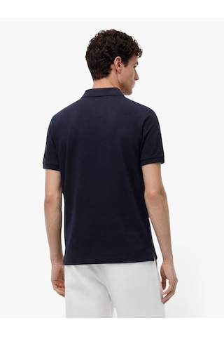 Tommy Hilfiger Merc Pıque Zıp Reg Polo Erkek Mavi T-shirt - Mw0mw43282