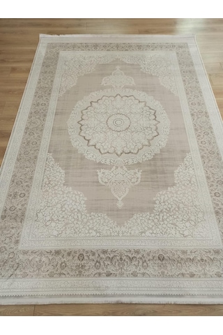 Tuğra Halı Bianca Bc02 Krem Kahve Salon Halısı