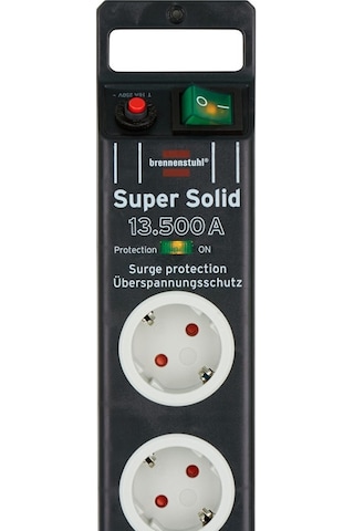 Brennenstuhl Super-Solid 13.500 mAh 8'li Priz Siyah