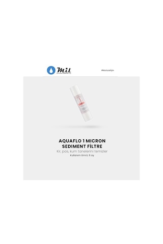 Mil Su Açık Kasa Su Arıtma Cihazı Filtresi 3Lü Ön Filtre Seti