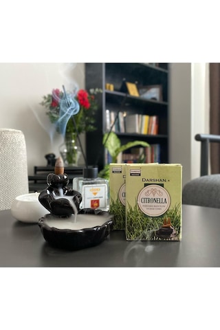 Citronella Rahatlatıcı Aromatik Kokulu Geri Akış Tütsü