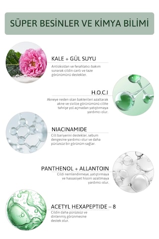 Kale S.o.s Akne Ve Gözenek Karşıtı, Kuruluk, Gerginlik Giderici Tonik Misti 170 ML