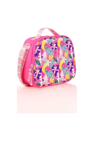 Kaukko Double Stripe Beslenme Çantası Pink K9037