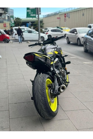 Mt 07 Neon Yeşil 2018 - 2019 Full Sticker Kit Set Çok Renkli