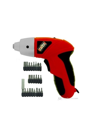 Atlas 24 Parça Vidalama Bits Uç Matkap Seti Çantalı 4.8 V