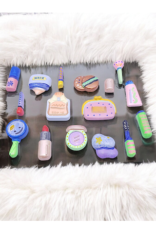 Prensesler Ve Makyaj Malzemeleri, Ev-okul Etkinlik Taş Boyama Set