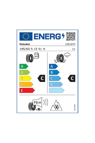 Matador 195/65r15 91h Mp62 All Weather Evo Oto 4 Mevsim Lastiği Üretim Yılı: 2025 2025