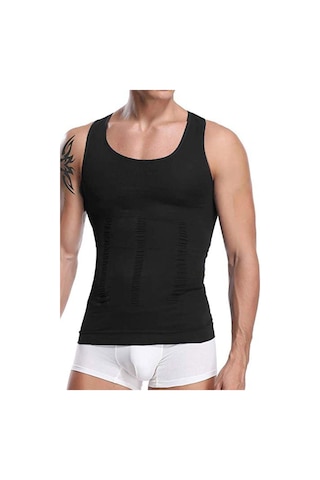 Fit Women Toparlayan Ve Sıkılıştıran Erkek Atlet Korse Siyah