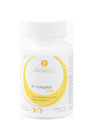 Aesthetico H³ Complex Tabletten, Saç Ve Cilt Için Vitamin Takviyesi, Vegan İçerik