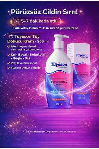 Tüyeson Tüy Dökücü Krem 250 ML