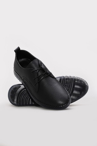 Fast Step Hakiki Deri Kadın Casual Ayakkabı 310za5066 Siyah