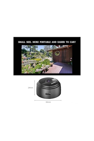Xindoker A9 Mini Gizli Wi-fi Güvenlik Kamerası: 1080p Hd, Gece Görüşü, Hareket Algılama, Uzaktan İzleme, Geniş Açı, Uzun Pil Ömrü