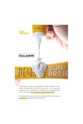 Görkito The Sun Project Yüksek Korumalı Güneş Kremi Spf50 40ml