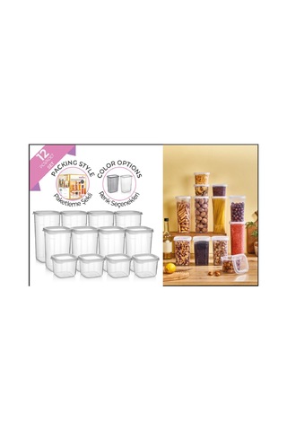 Royal Kare Saklama Kabı 12 Adet Set