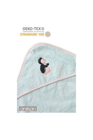 Anılsan Pamuk Bebek Kundak Havlusu - Penguen Desenli Yumuşak Bebek Havlusu Seçenekleri Yenidoğan