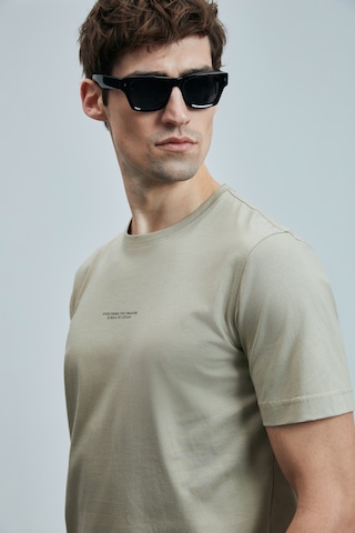 Lufian Valor Modern Grafik T- Shirt Bej Bej 111020242100550 Bej