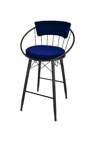 Bar Sandalyesi , Ada Mutfak Sandalyesi , Bar Taburesi , Yüksek Sandalye Mavi