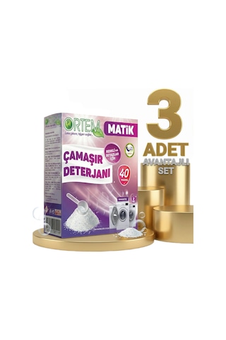 Ortem Çamaşır Toz Deterjan 3x2 Kg