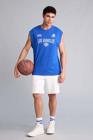 Defacto Pamuk Nba Los Angeles Lakers Oversıze Bisiklet Yaka Atlet G2433ax26aube104 Mavi-be104