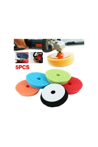 Fosenze 6 Parça Sünger Polisaj Pedi Seti - 150mm Cila Ve Parlatma İçin Premium Kalite