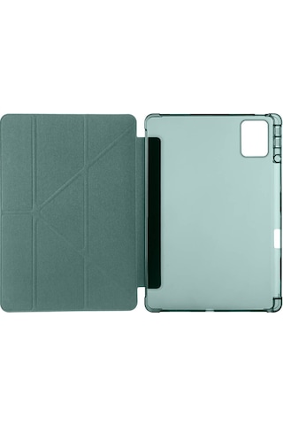 Lenovo M11 Tb-330fu 11inç 2024 Kılıf Kalem Bölmeli Trifolding Case