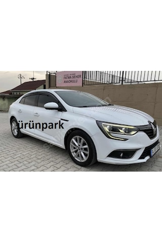 Renault Megane 4 Sedan Mugen Cam Rüzgarlığı 4 Lü