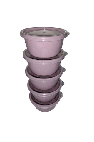 Tick Tock Hava Sızdırmaz Saklama Kabı 5'li Set Pudra 5 x 250 ML Pudra