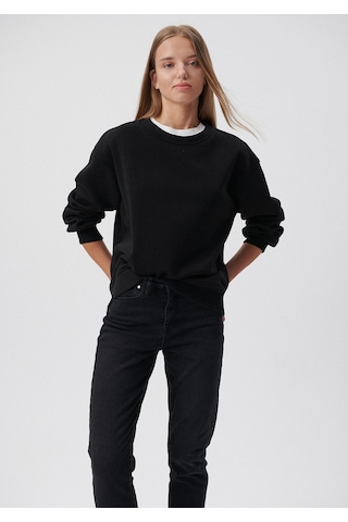 Mavi - Bisiklet Yaka Siyah Basic Sweatshirt 1610198-900 Siyah