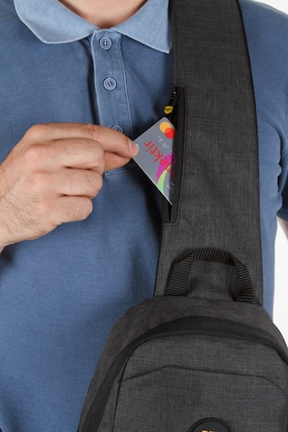 Newish Polo Erkek Usb Çıkışlı Çapraz Bel Ve Omuz Çantası New321 - Siyah - Sarı