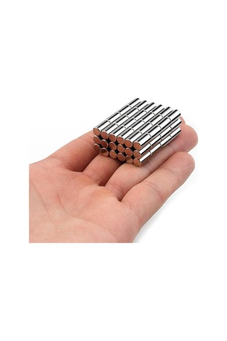 Ø5x10 Mm Neodyum Silindirik Mıknatıs 10 Adet