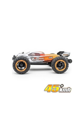 Haiboxing RC 1/16 Destroyer 45 KM + Sürat Uzaktan Kumandalı Model RC Model Araba RTR Elektrikli 4WD Brushless Fırçasız Truggy Truck Turuncu
